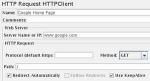 http Request settings